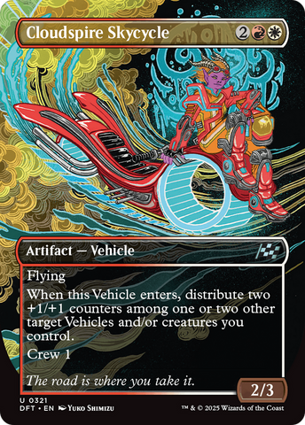 Cloudspire Skycycle (Borderless) [Aetherdrift] 