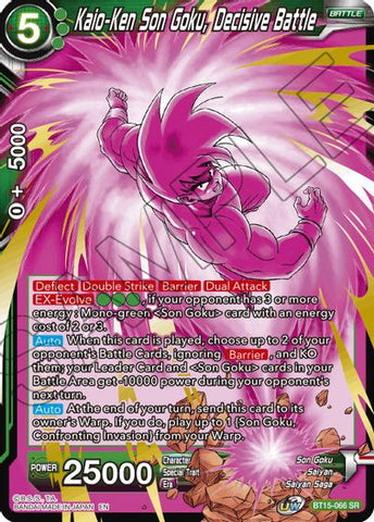 Kaio-Ken Son Goku, Decisive Battle (BT15-066) [Saiyan Showdown] 