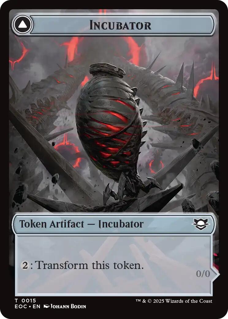 Incubator // Phyrexian Double-Sided Token [Edge of Eternities Tokens] 