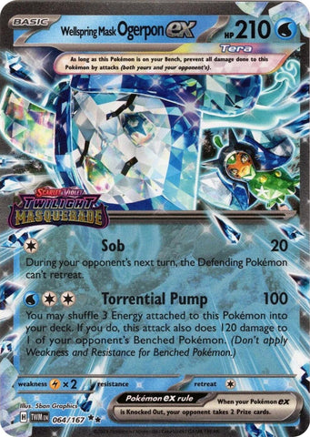 Wellspring Mask Ogerpon ex (064/167) (Stamped) [Miscellaneous Cards] 