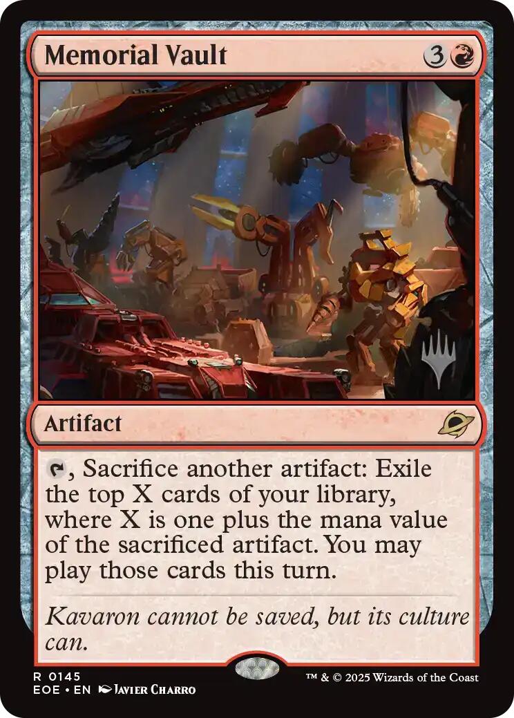 Memorial Vault [Edge of Eternities Promo Pack] 