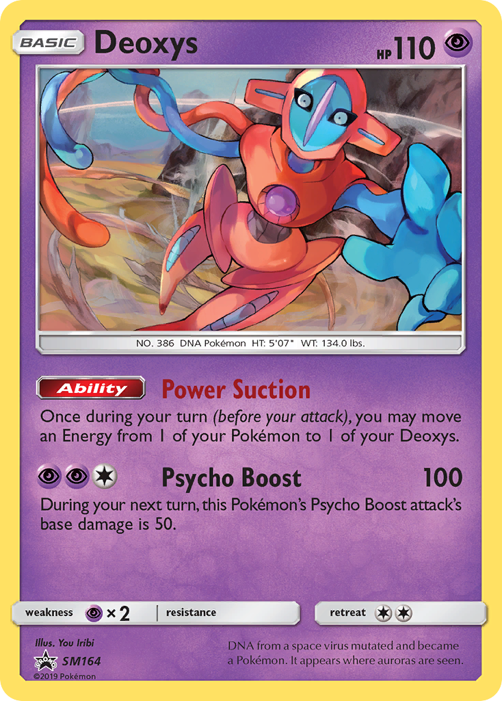 Deoxys (SM164) [Sun &amp; Moon: Black Star Promos] 