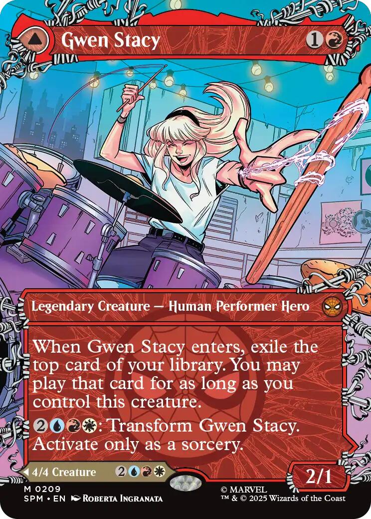 Gwen Stacy (0209) (Borderless) [Marvel's Spider-Man] 