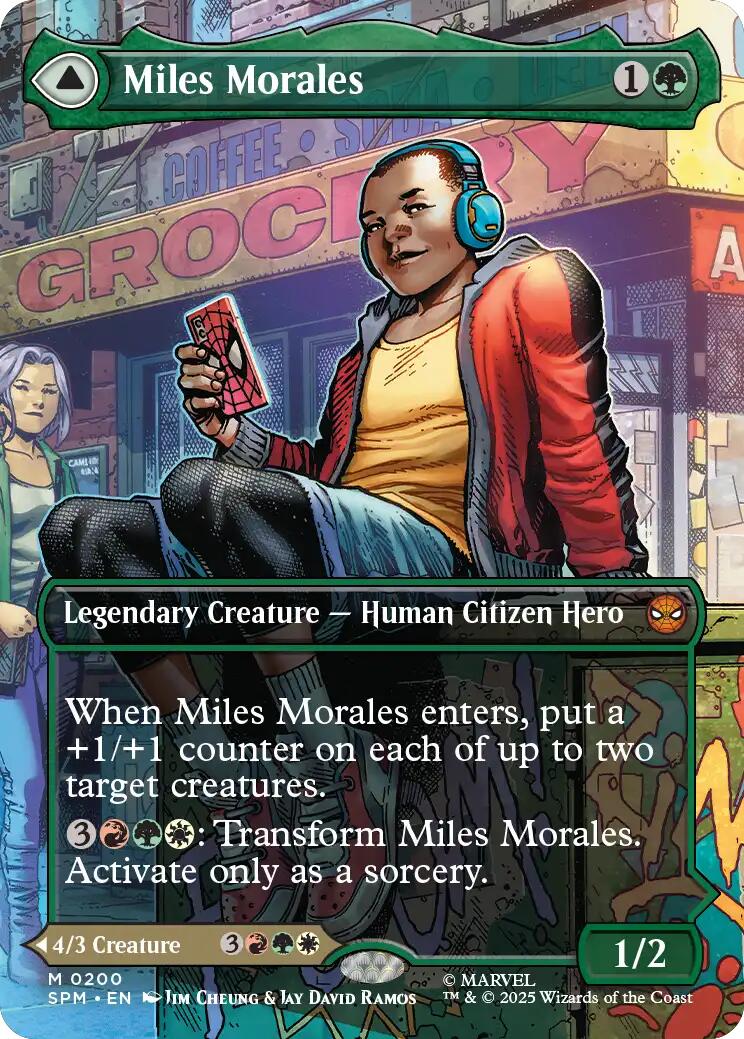 Miles Morales (0200) (Borderless) [Marvel's Spider-Man] 