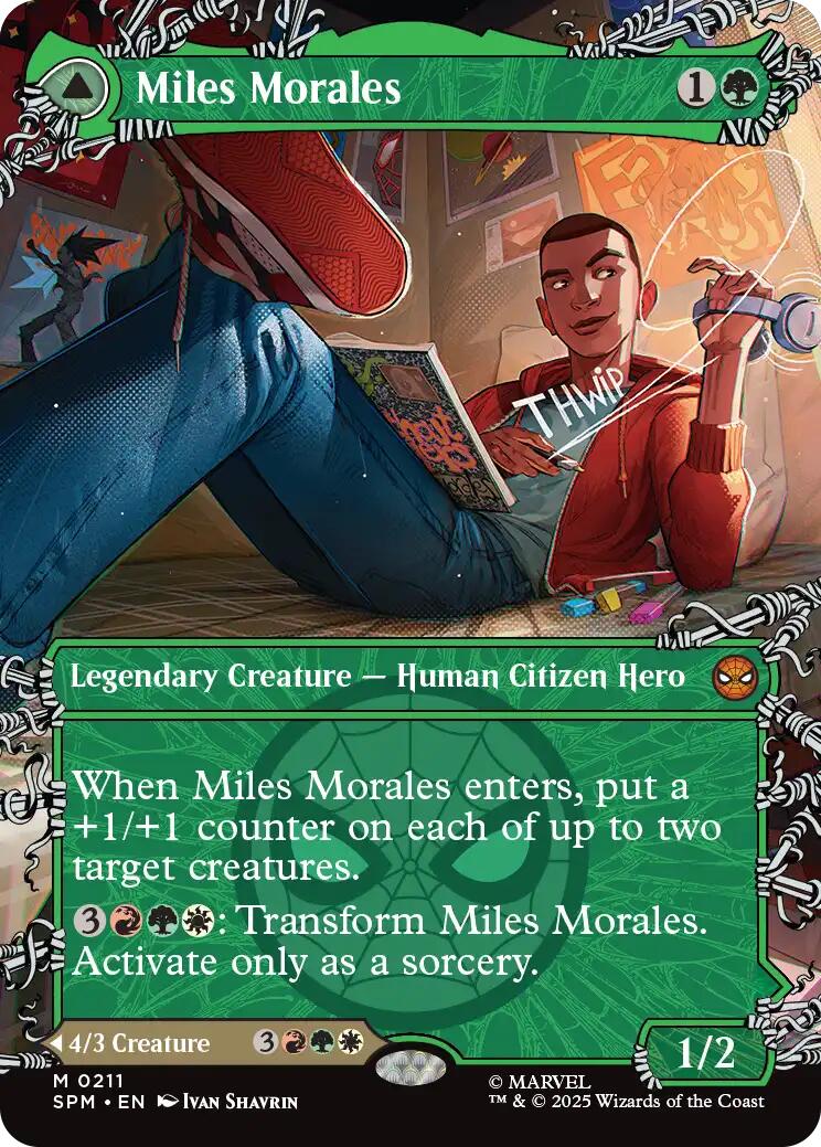 Miles Morales (0211) (Borderless) [Marvel's Spider-Man] 
