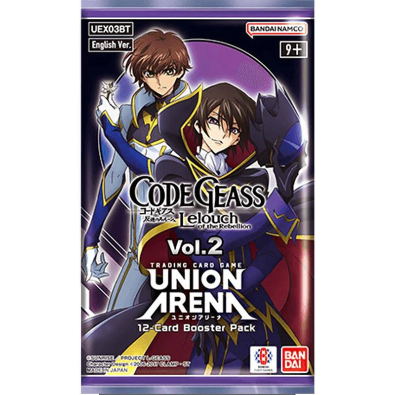 Union Arena - Code Geass Lelouch of the Rebellion Vol.2 - Booster Pack 