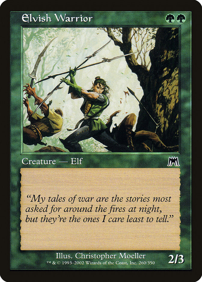 Elvish Warrior [Onslaught] 