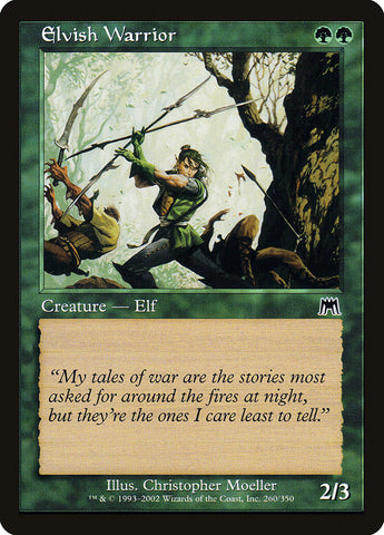 Elvish Warrior [Onslaught] 