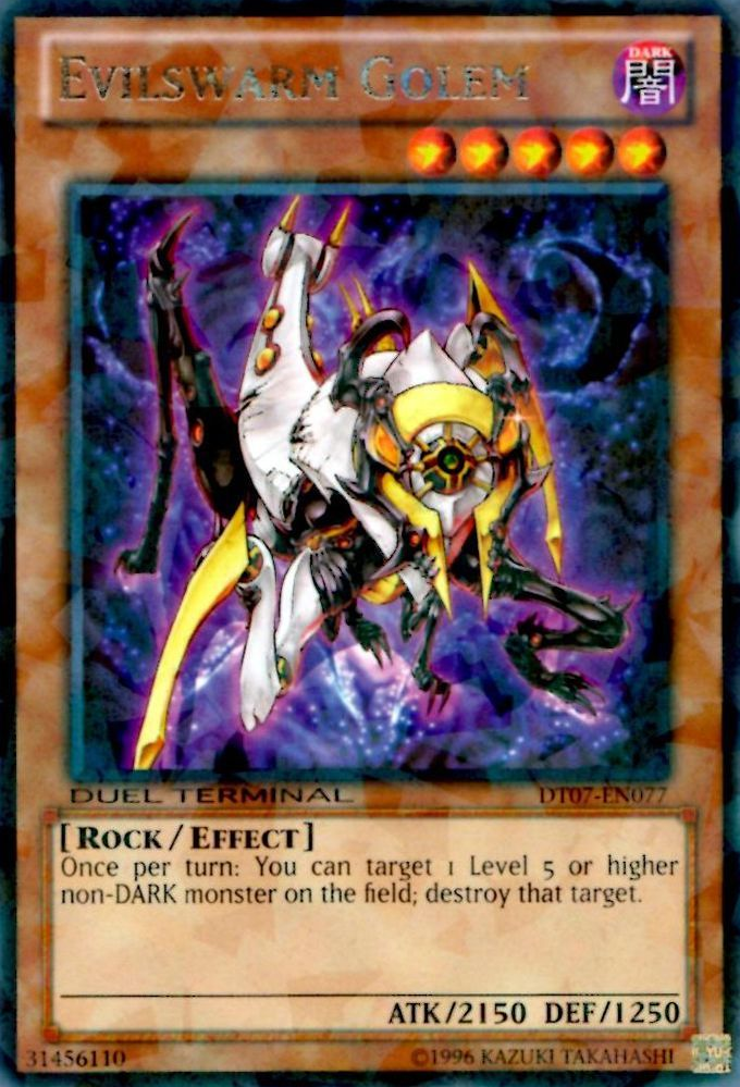 Evilswarm Golem [DT07-EN077] Rare 