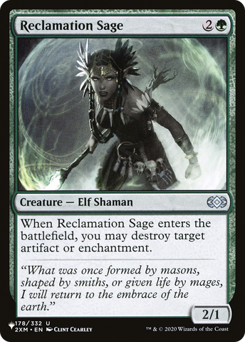 Reclamation Sage (2XM) [The List Reprints] 