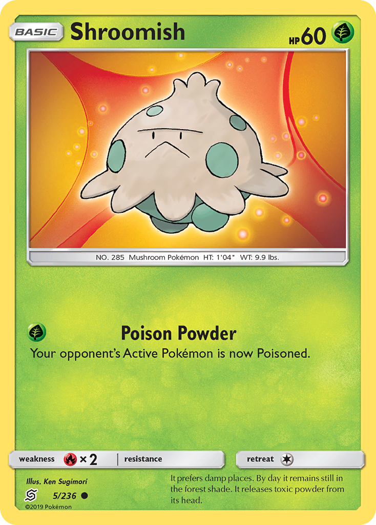Shroomish (5/236) [Sun &amp; Moon: Unified Minds] 