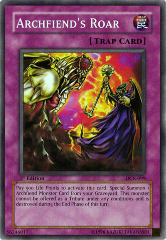 Archfiend's Roar [DCR-099] Common 