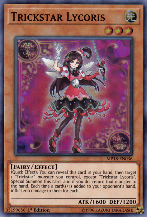 Trickstar Lycoris [MP18-EN036] Super Rare 