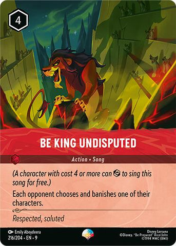 Be King Undisputed (Epic) (216/204) [Fabled] 