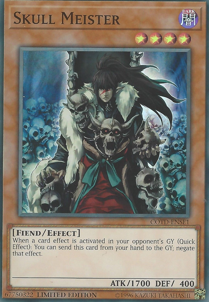 Skull Meister [COTD-ENSE1] Super Rare 