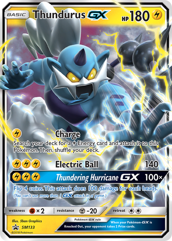 Thundurus GX (SM133) [Sun &amp; Moon: Black Star Promos] 