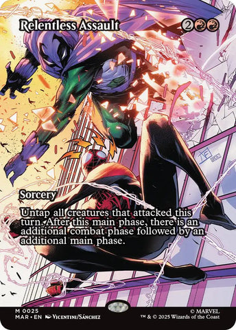 Relentless Assault (Borderless) [Marvel's Spider-Man: Eternal-Legal] 