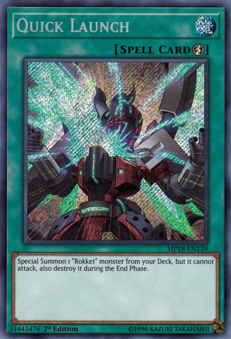Quick Launch [MP18-EN139] Secret Rare 