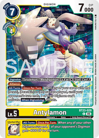 Antylamon [BT23-029] [Hackers' Slumber] 