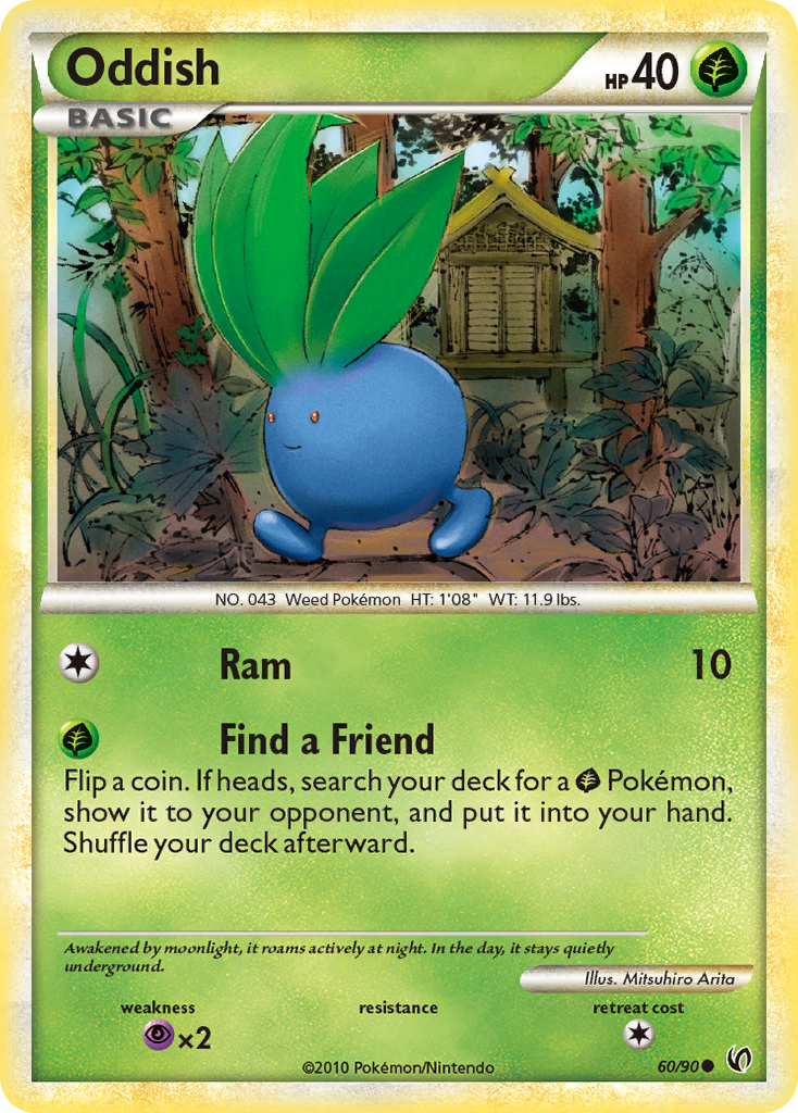 Oddish (60/90) [HeartGold &amp; SoulSilver: Undaunted] 