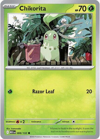 Chikorita (008/132) [Mega Evolutions: Base Set] 
