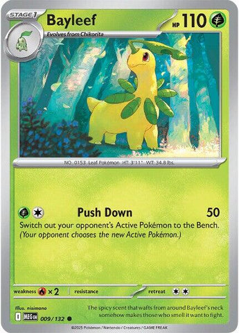Bayleef (009/132) [Mega Evolutions: Base Set] 