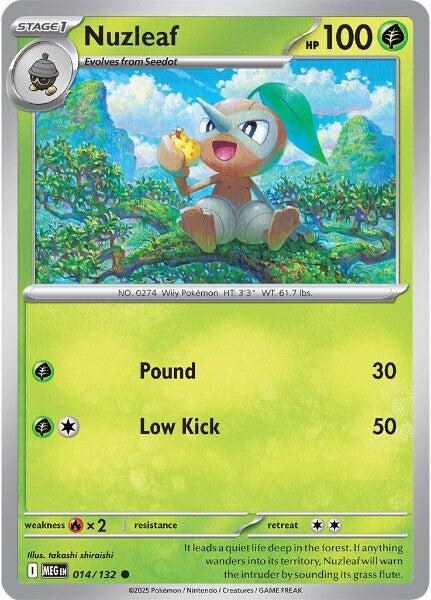 Nuzleaf (014/132) [Mega Evolutions: Base Set] 