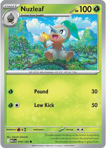 Nuzleaf (014/132) [Mega Evolutions: Base Set] 
