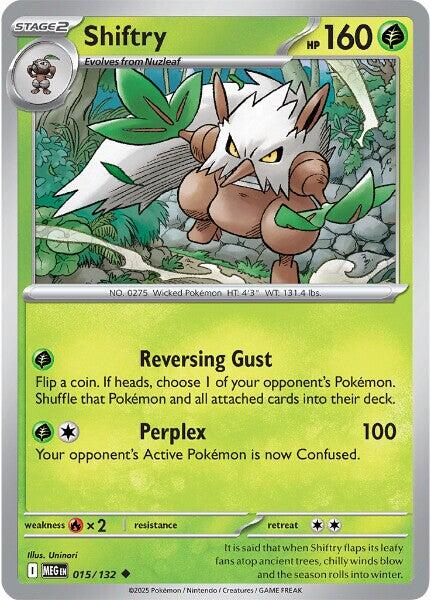 Shiftry (015/132) [Mega Evolutions: Base Set] 