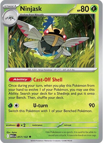 Ninjask (017/132) [Mega Evolutions: Base Set] 