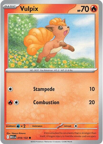 Vulpix (019/132) [Mega Evolutions: Base Set] 