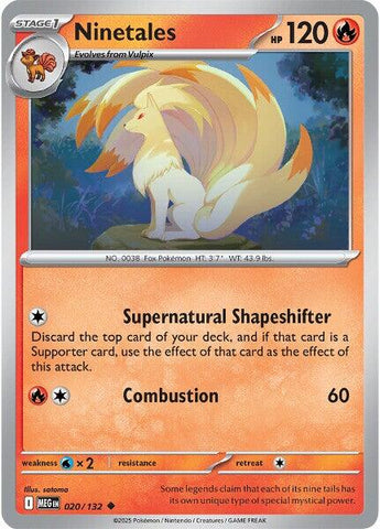 Ninetales (020/132) [Mega Evolutions: Base Set] 