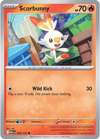 Scorbunny (026/132) [Mega Evolutions: Base Set] 