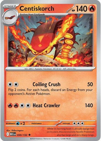 Centiskorch (030/132) [Mega Evolutions: Base Set] 