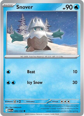 Snover (035/132) [Mega Evolutions: Base Set] 
