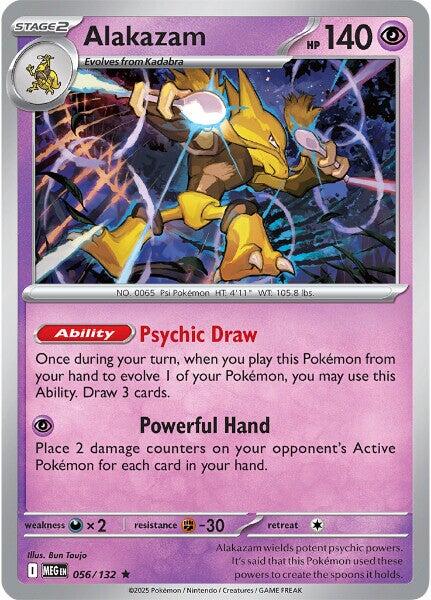 Alakazam (056/132) [Mega Evolutions: Base Set] 