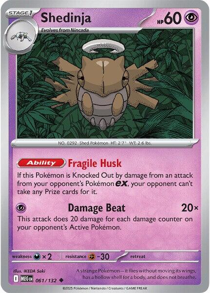 Shedinja (061/132) [Mega Evolutions: Base Set] 