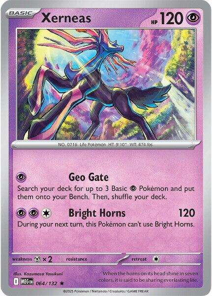 Xerneas (064/132) [Mega Evolutions: Base Set] 
