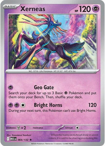 Xerneas (064/132) [Mega Evolutions: Base Set] 