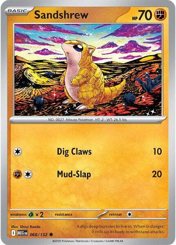 Sandshrew (068/132) [Mega Evolutions: Base Set] 