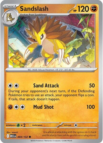 Sandslash (069/132) [Mega Evolutions: Base Set] 