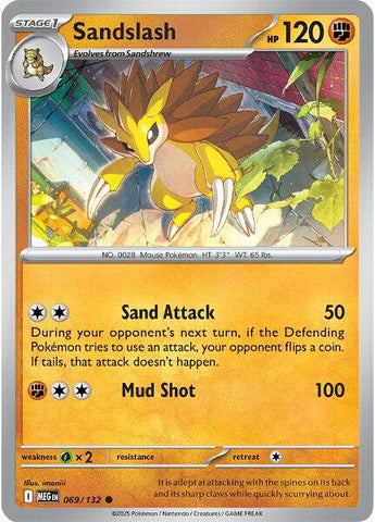 Sandslash (069/132) [Mega Evolutions: Base Set] 