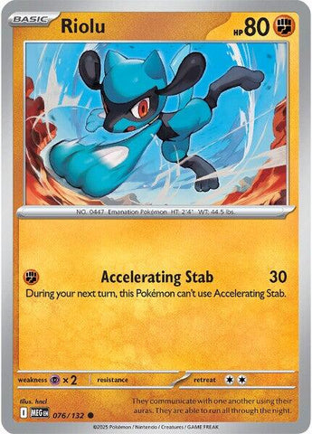 Riolu (076/132) [Mega Evolutions: Base Set] 