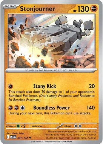 Stonjourner (081/132) [Mega Evolutions: Base Set] 