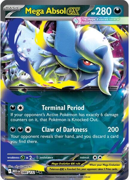 Mega Absol ex (086/132) [Mega Evolutions: Base Set] 