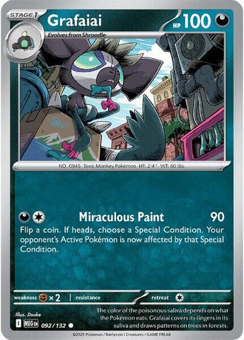 Grafaiai (092/132) [Mega Evolutions: Base Set] 