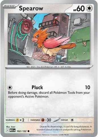 Spearow (102/132) [Mega Evolutions: Base Set] 