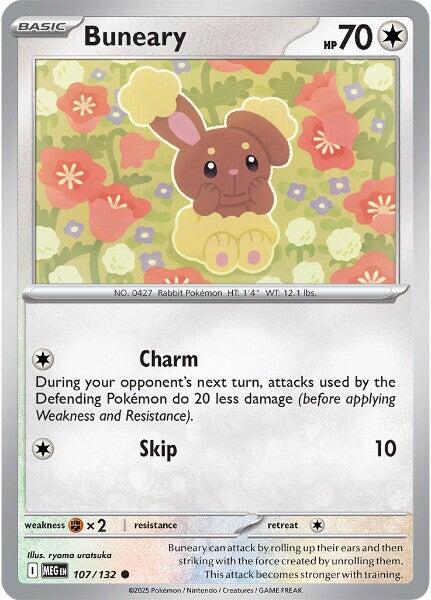 Buneary (107/132) [Mega Evolutions: Base Set] 