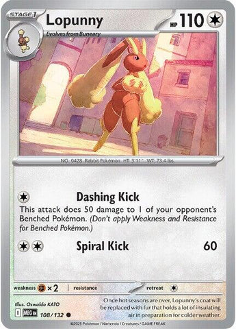 Lopunny (108/132) [Mega Evolutions: Base Set] 