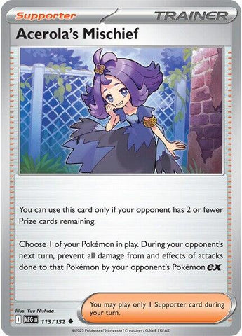 Acerola's Mischief (113/132) [Mega Evolutions: Base Set] 